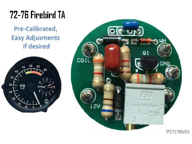 Printed Circuit: TACHO 72-76 Firebird TA